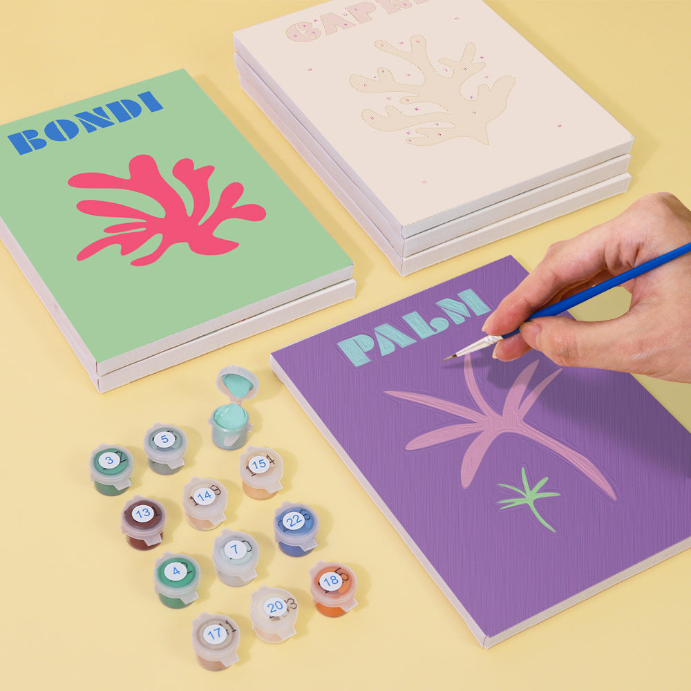 קיט מיני – מארז 6 ציורים חופי נופש