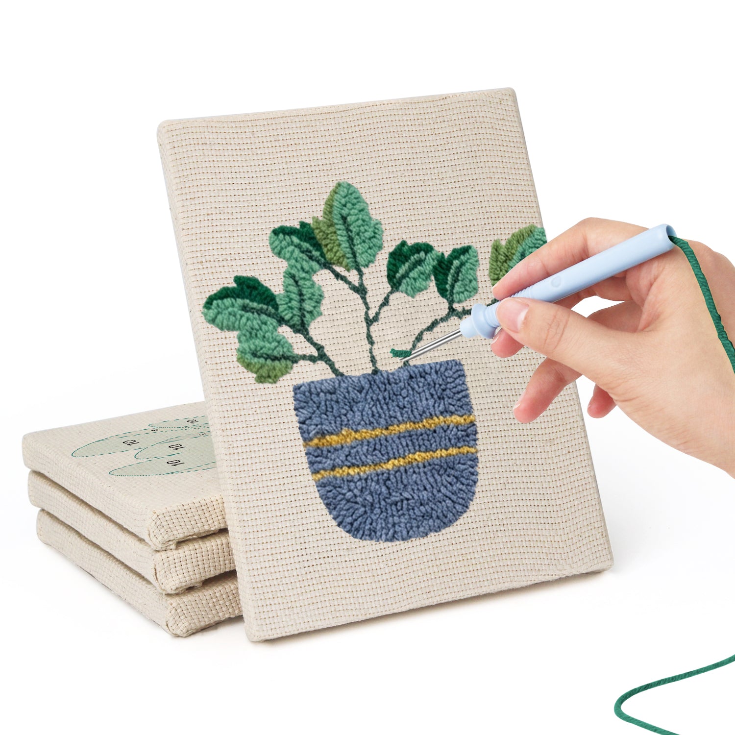 קיט רקמה DIY – צמחים טרופיים