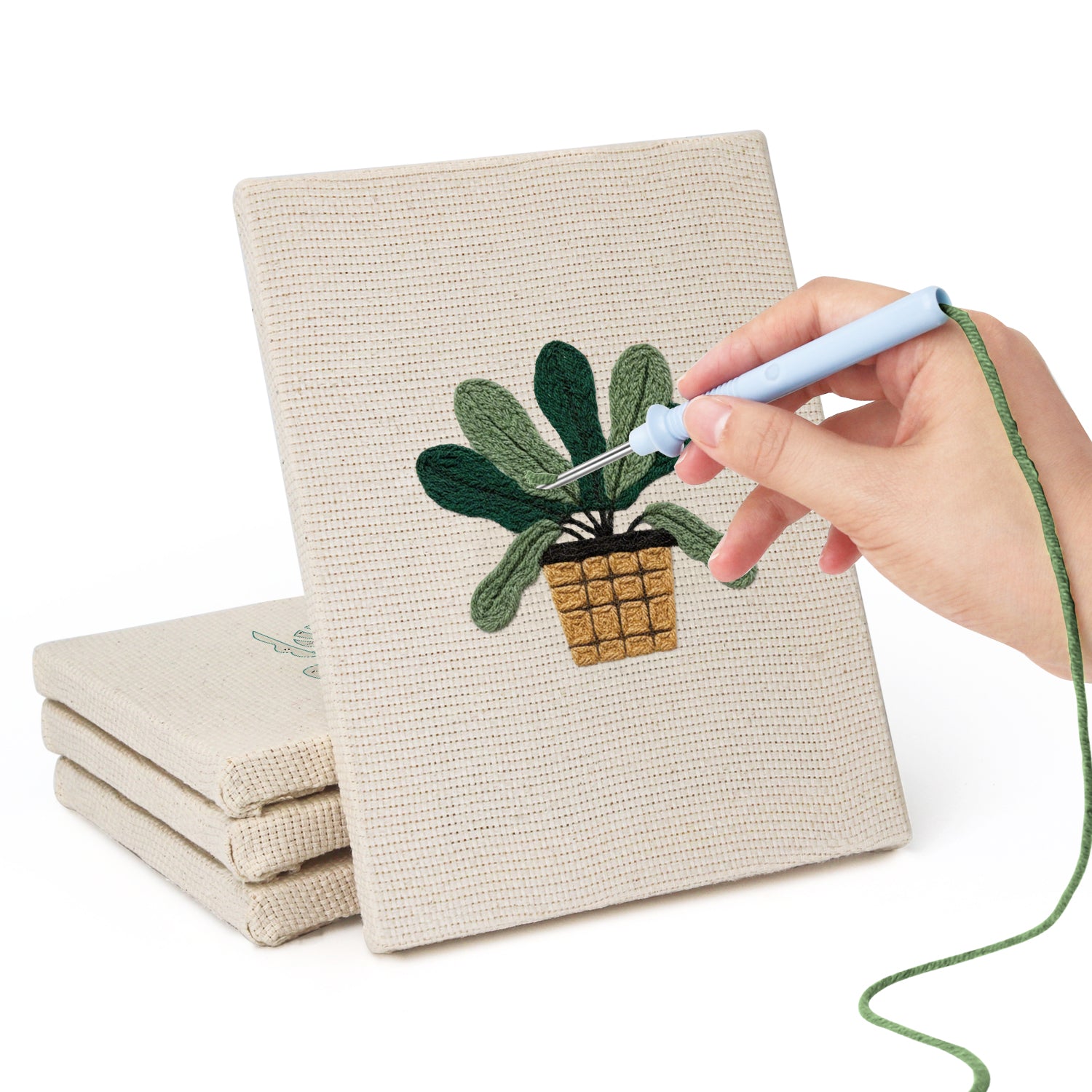 קיט רקמה DIY – עציצים מודרניים