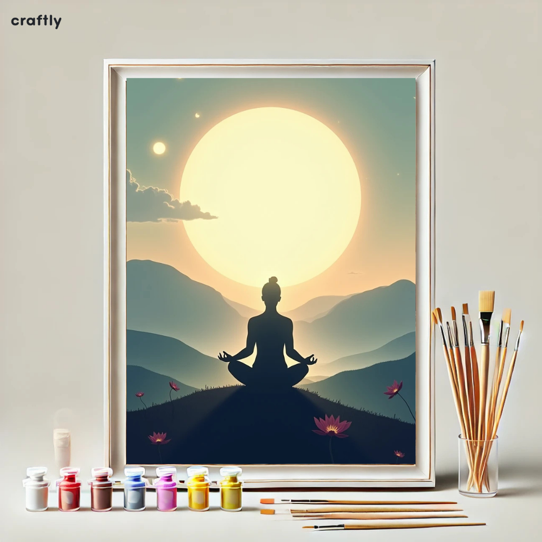 צביעה לפי מספרים – ציור שמש חדשה