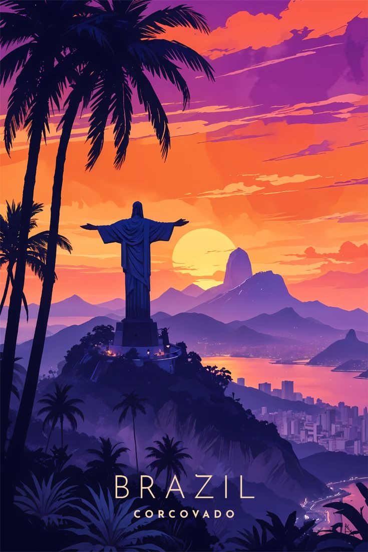 צביעה לפי מספרים - ציור ברזיל