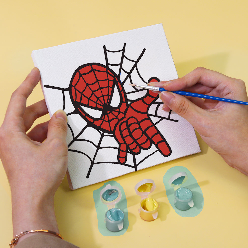 קיט מיני לילדים – מארז 6 ציורי ספיידרמן