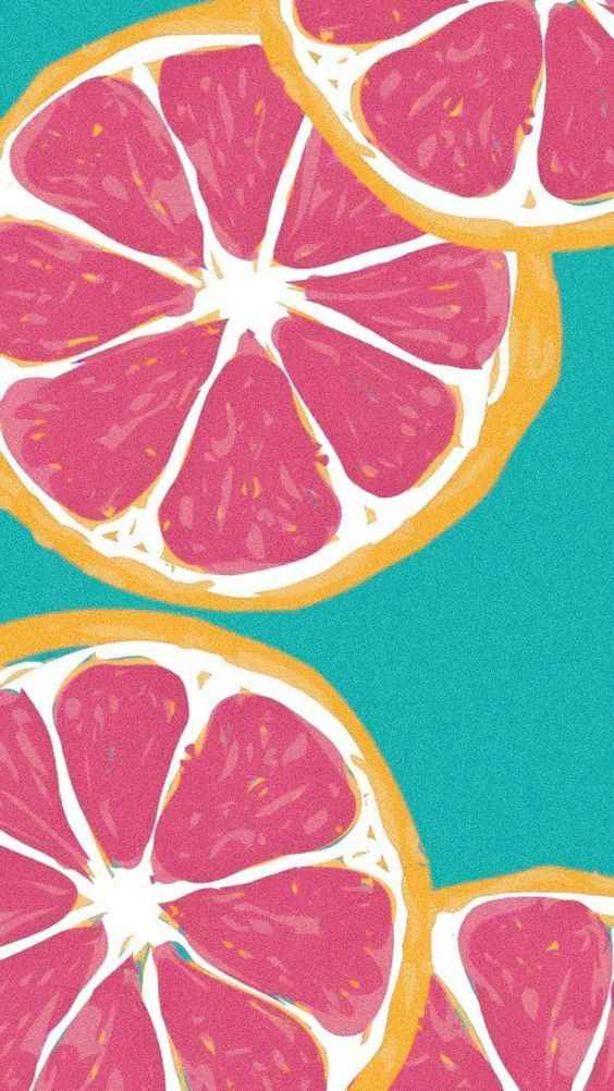 צביעה לפי מספרים - תפוזים צבעוניים על רקע טורקיז