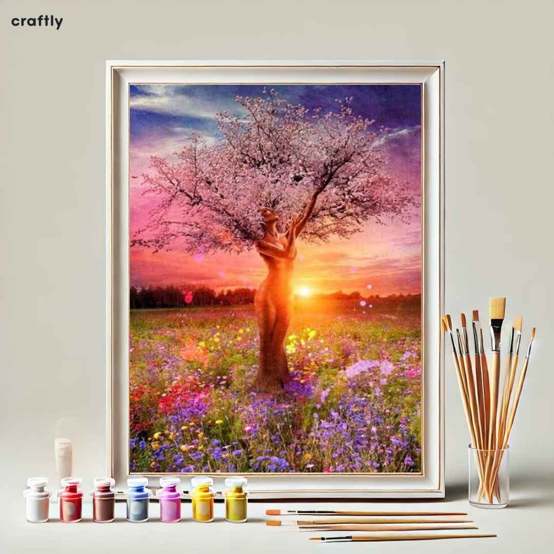 צביעה לפי מספרים - אלת הטבע