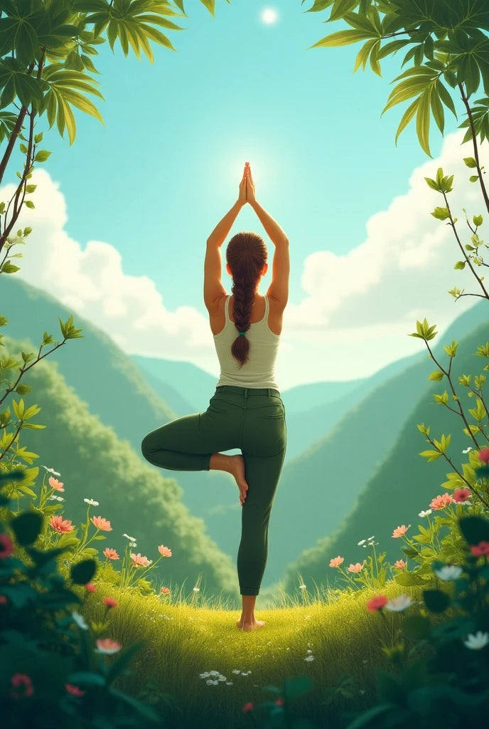 צביעה לפי מספרים – ציור יוגה בהר הירוק