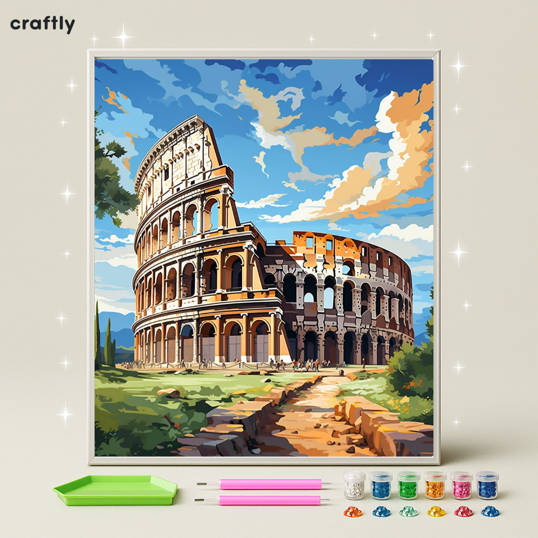 ציור יהלומים - הקולוסיאום ברומא