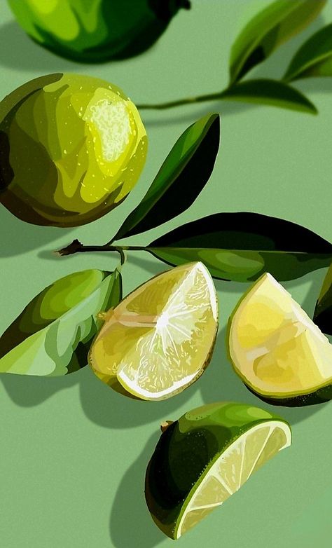 צביעה לפי מספרים - ציור לימונים רעננים