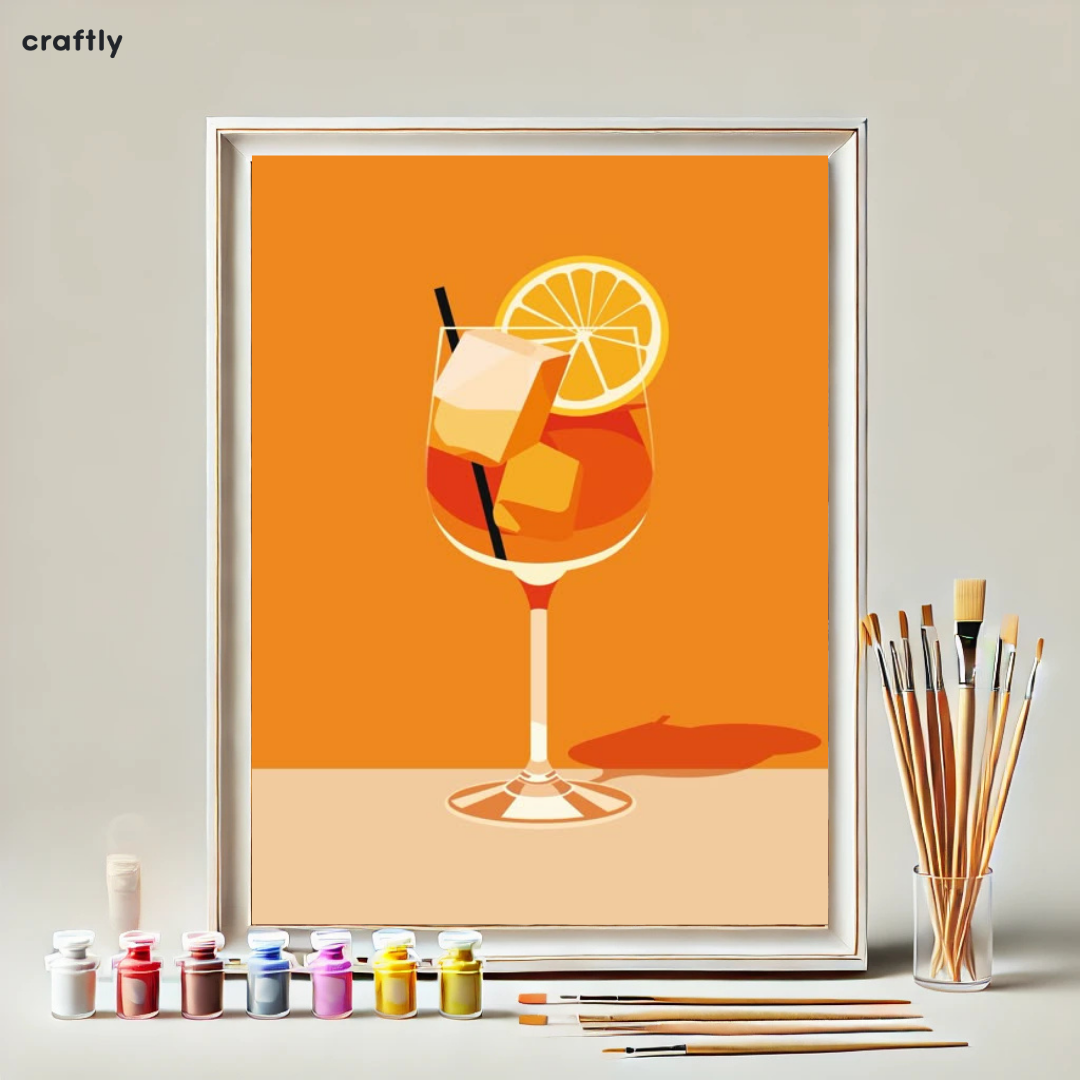 צביעה לפי מספרים - קוקטייל קיצי