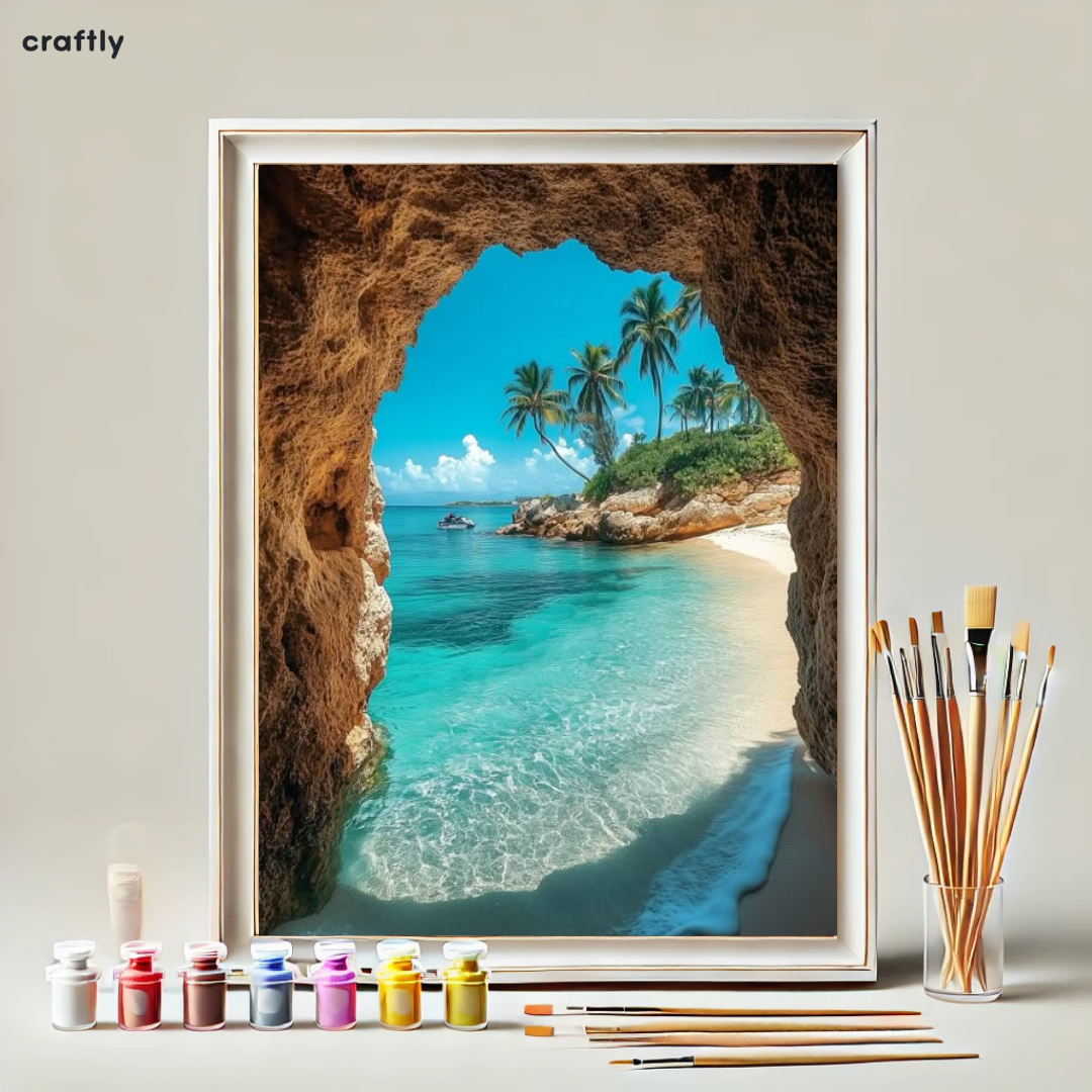 צביעה לפי מספרים - חוף גן עדן נסתר