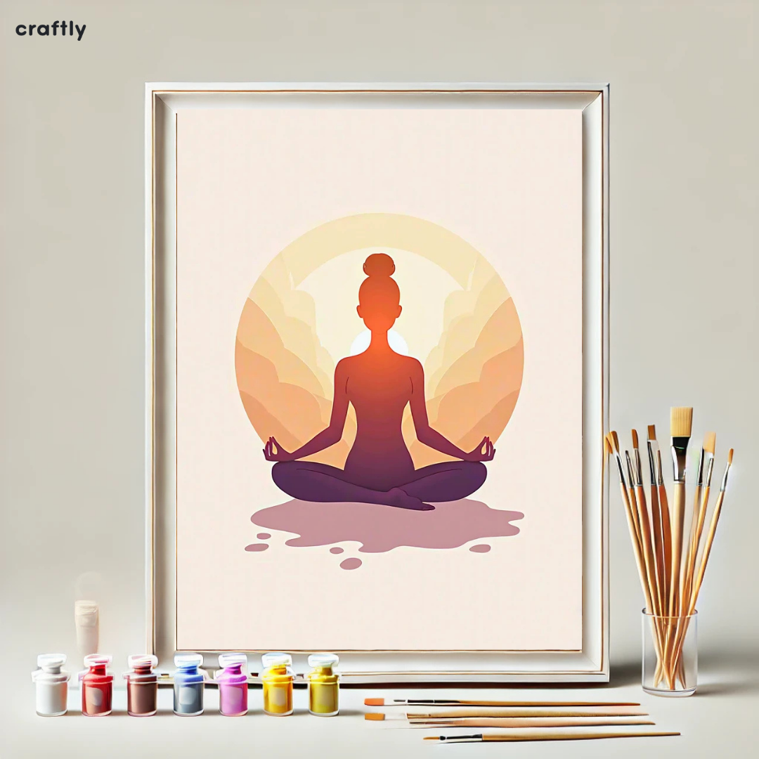 צביעה לפי מספרים – שלווה במדיטציה