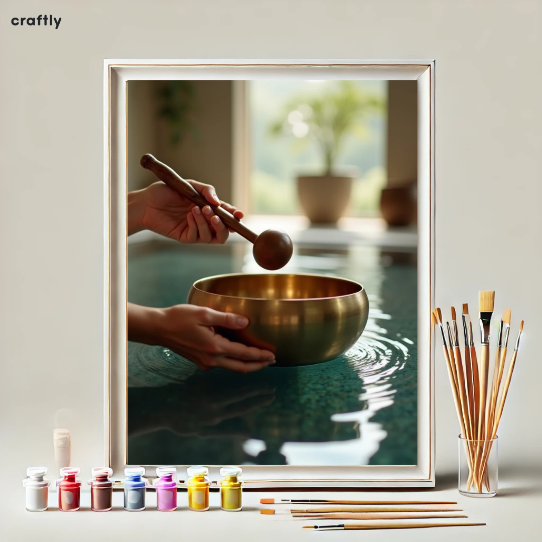 צביעה לפי מספרים – ציור קערות טיבטיות