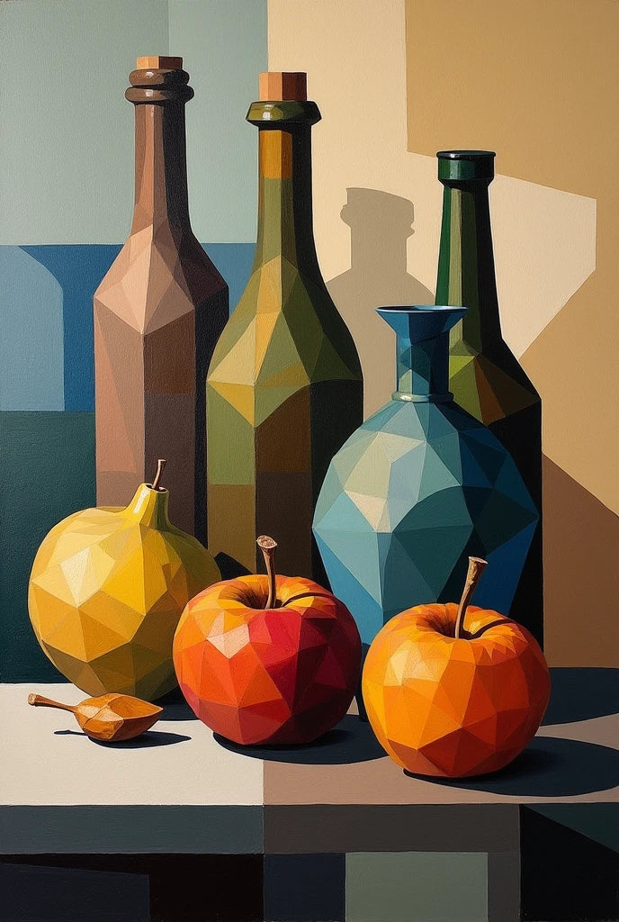 צביעה לפי מספרים - שולחן של אמן