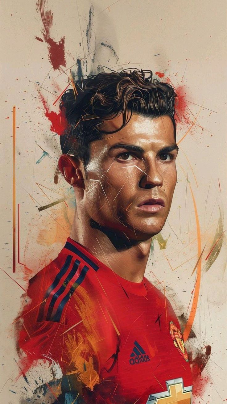 צביעה לפי מספרים - ציור רונאלדו