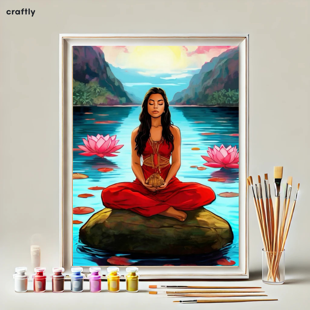 צביעה לפי מספרים – ציור מדיטציה בלב הטבע