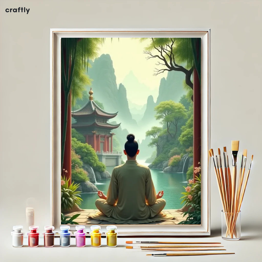 צביעה לפי מספרים – מקדש השקט