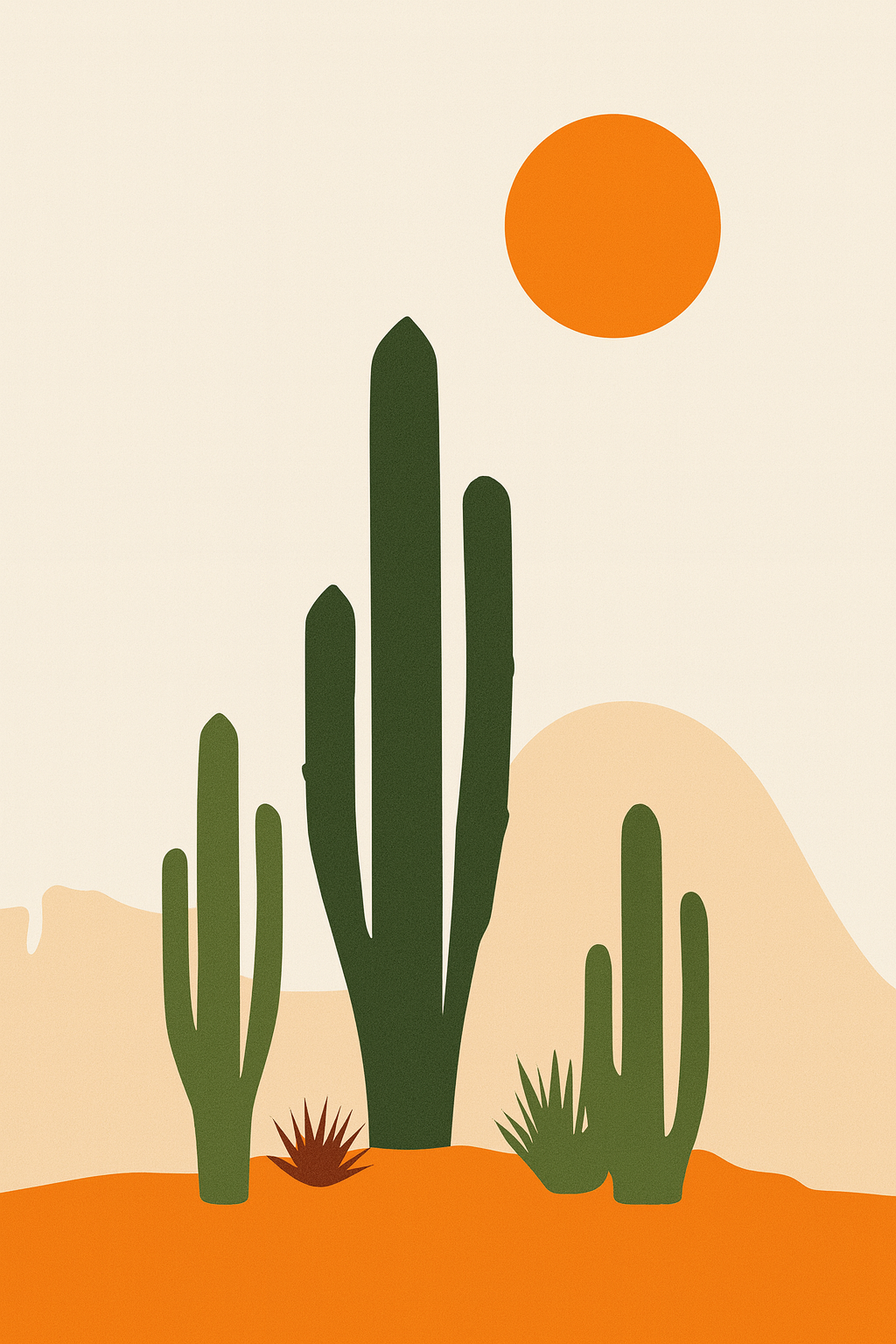 קיט מיני – מארז 6 ציורים נופי מדבר ובוטניקה