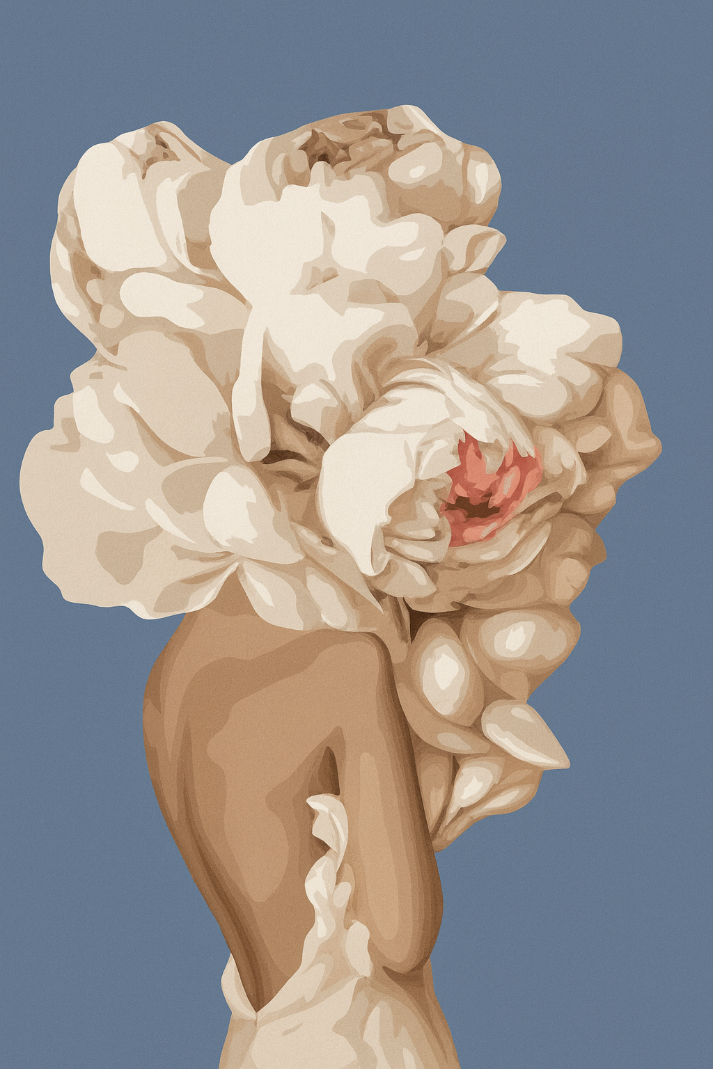 קיט מיני – מארז 6 ציורים נשים עם כתרים פרחוניים