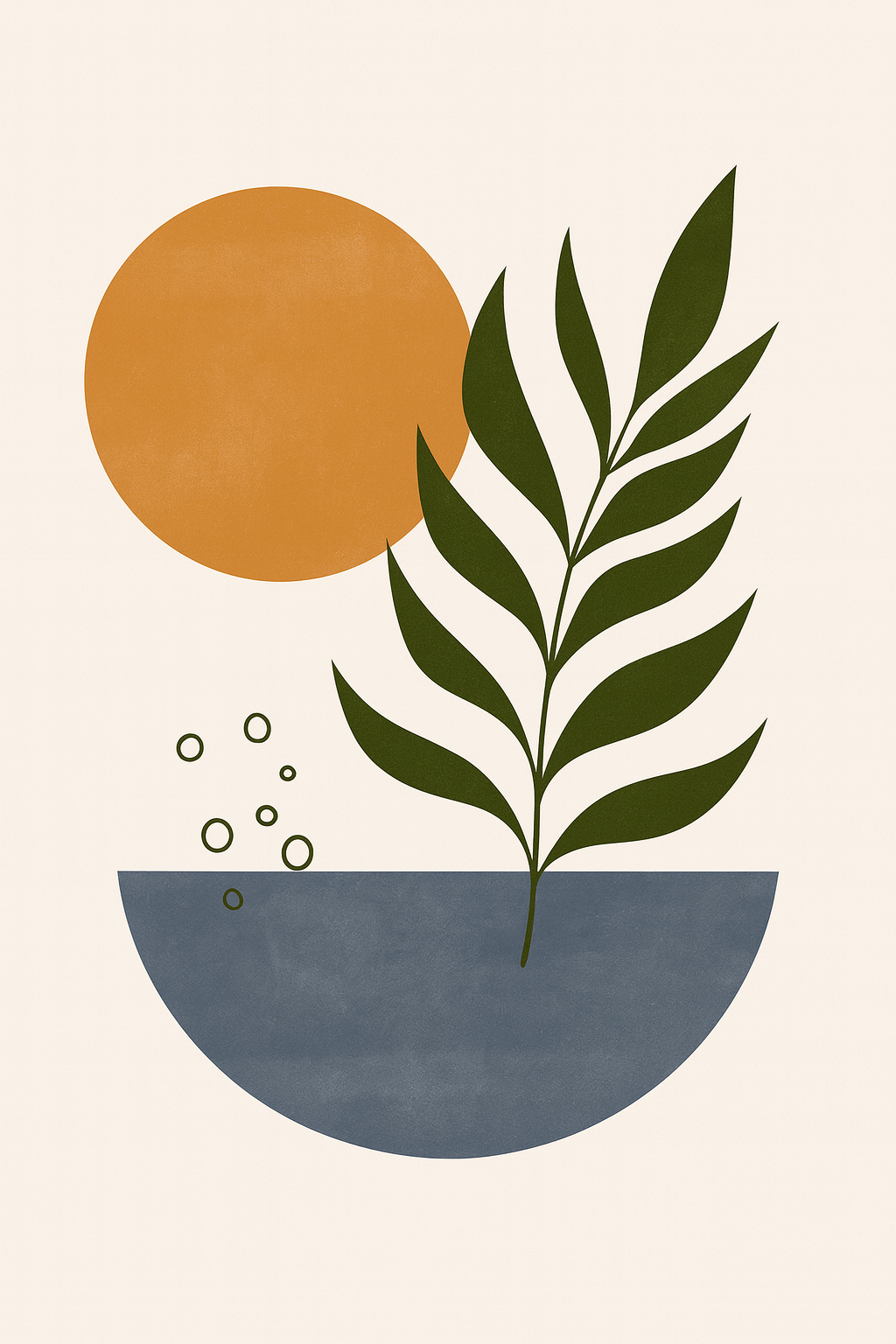 קיט מיני – מארז 6 ציורים אמנות בוהו אבסטרקטית