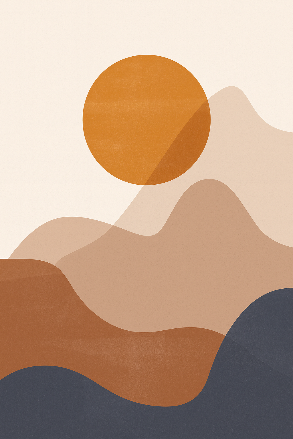 קיט מיני – מארז 6 ציורים אמנות בוהו אבסטרקטית