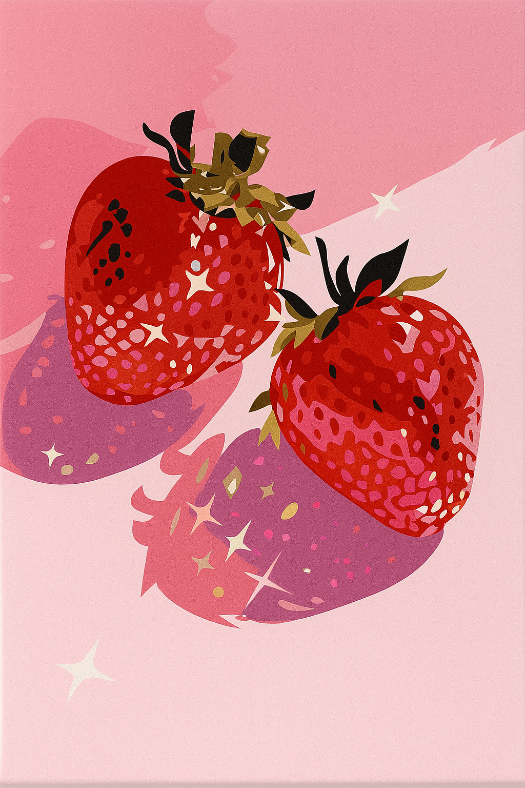 קיט מיני – מארז 6 ציורים פירות דיסקו צבעוניים