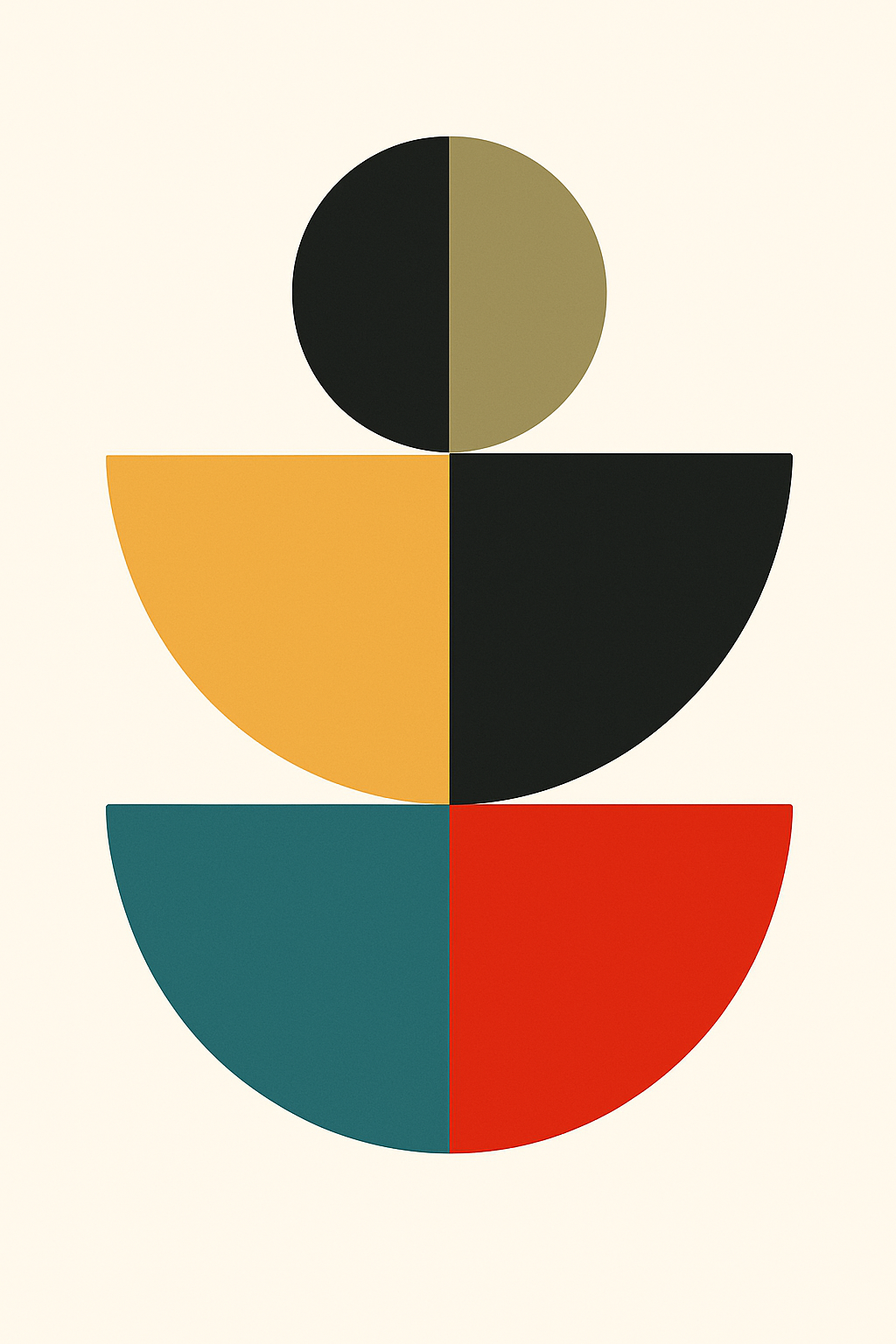 קיט מיני – מארז 6 ציורים אמנות גיאומטרית מודרנית