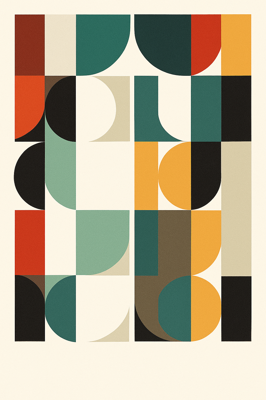 קיט מיני – מארז 6 ציורים אמנות גיאומטרית מודרנית