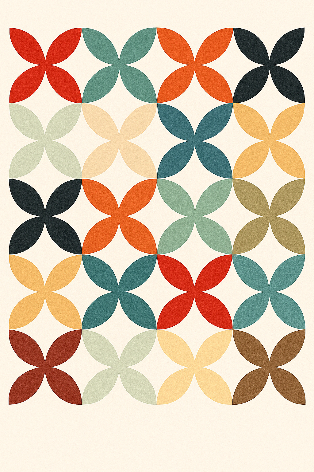 קיט מיני – מארז 6 ציורים אמנות גיאומטרית מודרנית