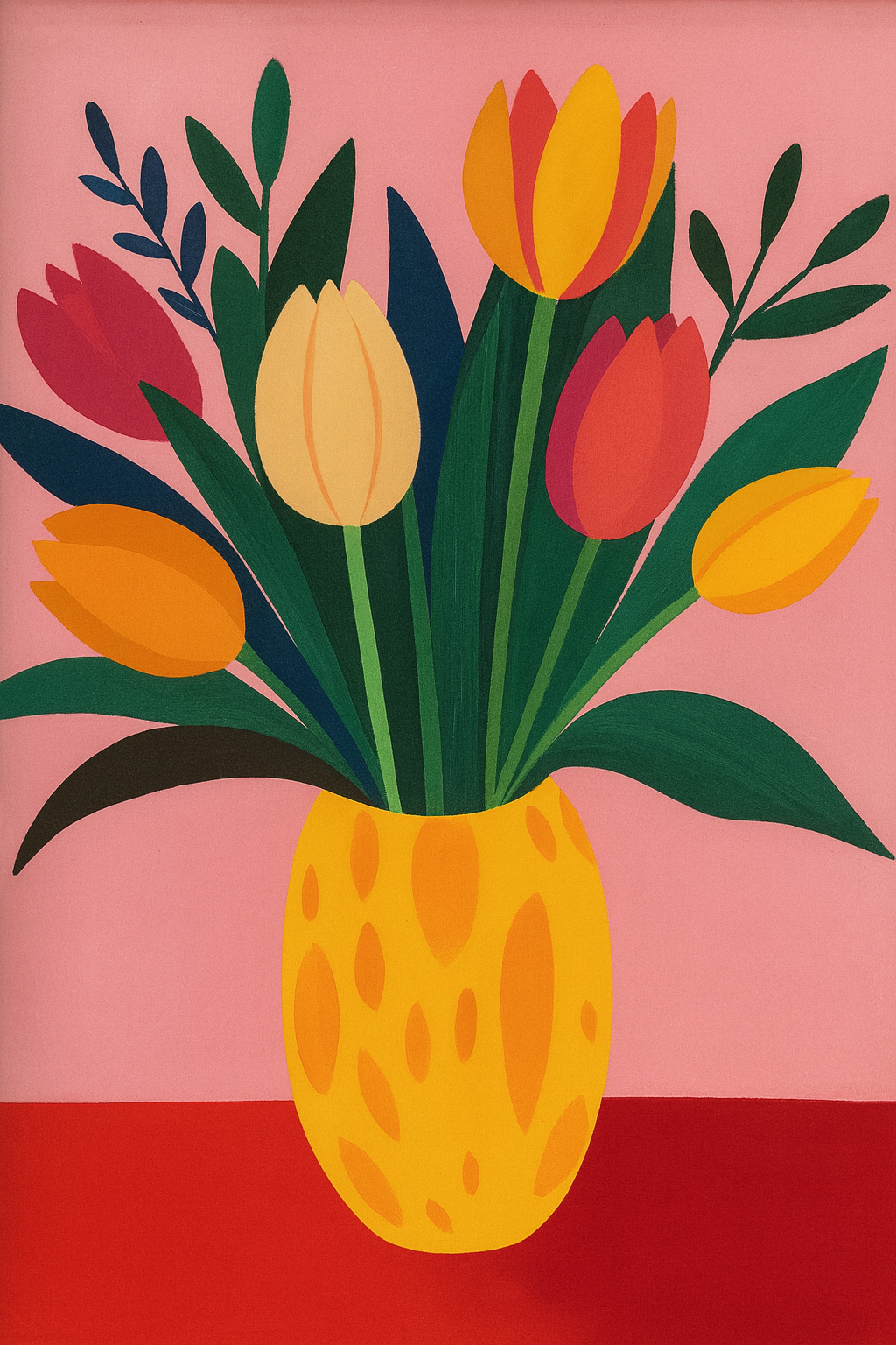 קיט מיני – מארז 6 ציורים אומנות מודרנית צבעונית