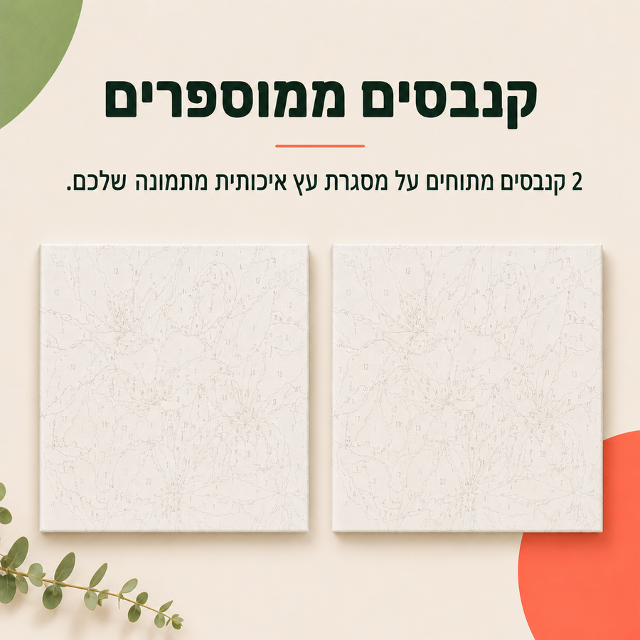 2 קנבסים ממוספרים 40x30