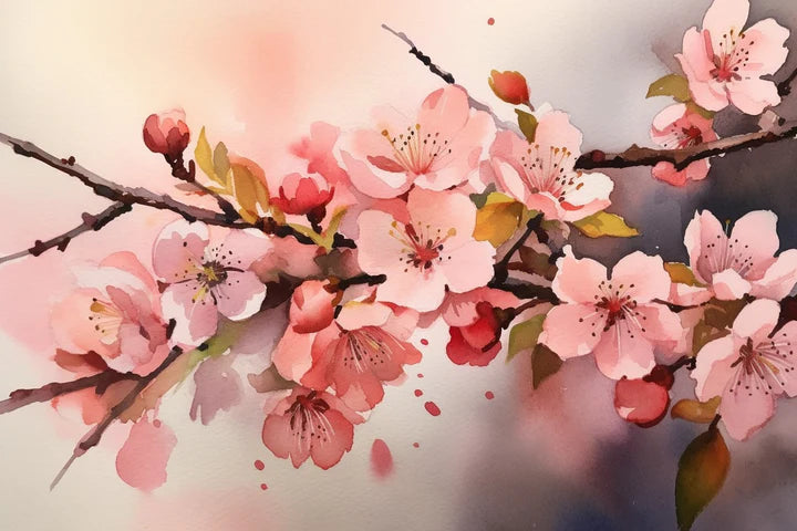 ציור יהלומים – פריחת הדובדבן