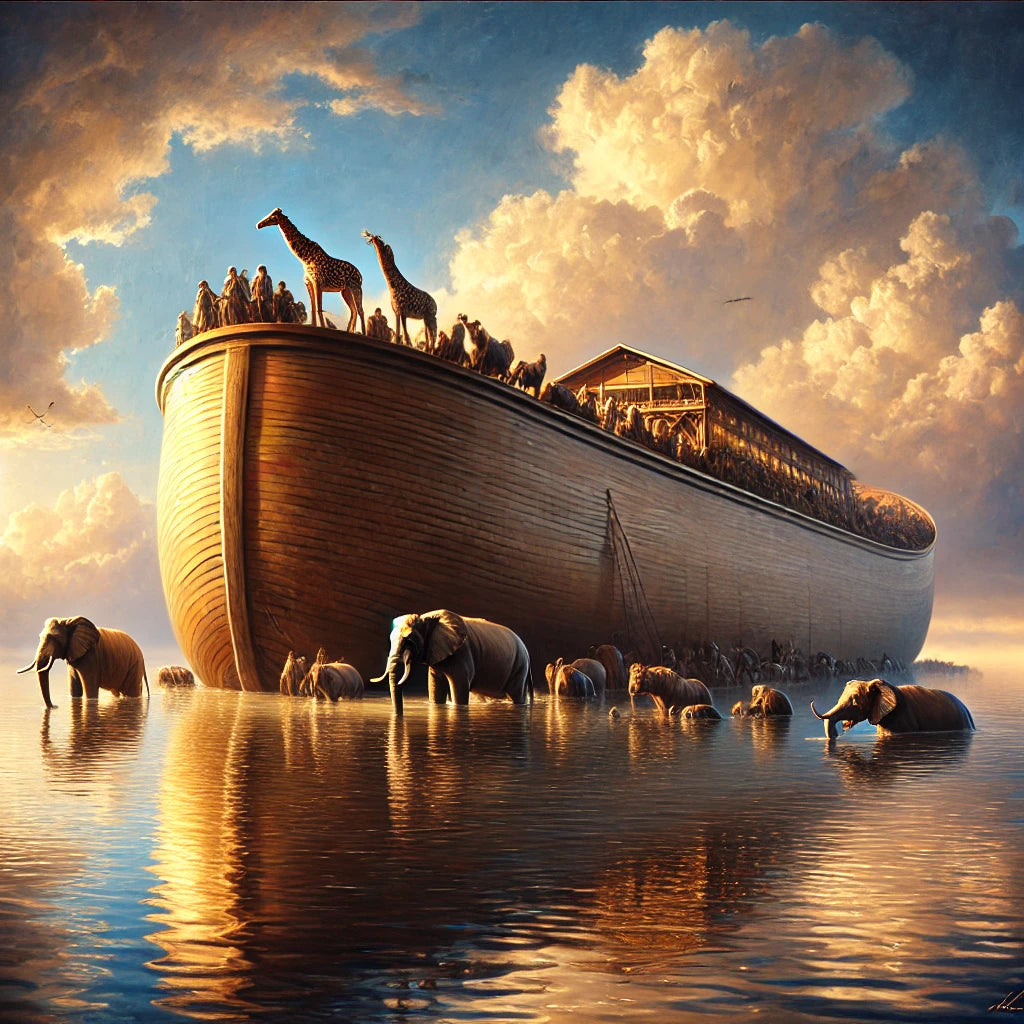 צביעה לפי מספרים - תיבת נוח