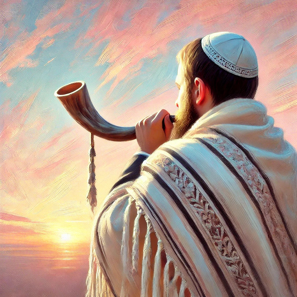 צביעה לפי מספרים - תקיעת השופר