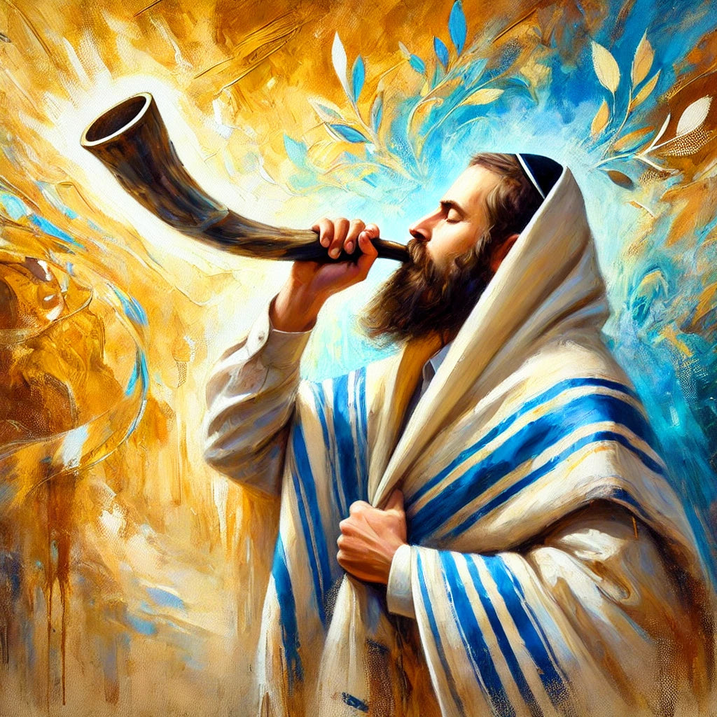 צביעה לפי מספרים - תקיעת השופר