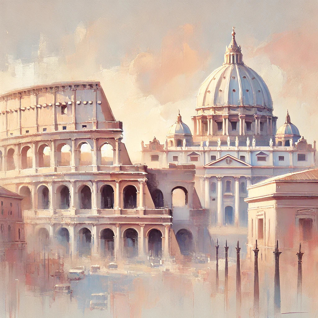 צביעה לפי מספרים - רומא בניחוח עבר