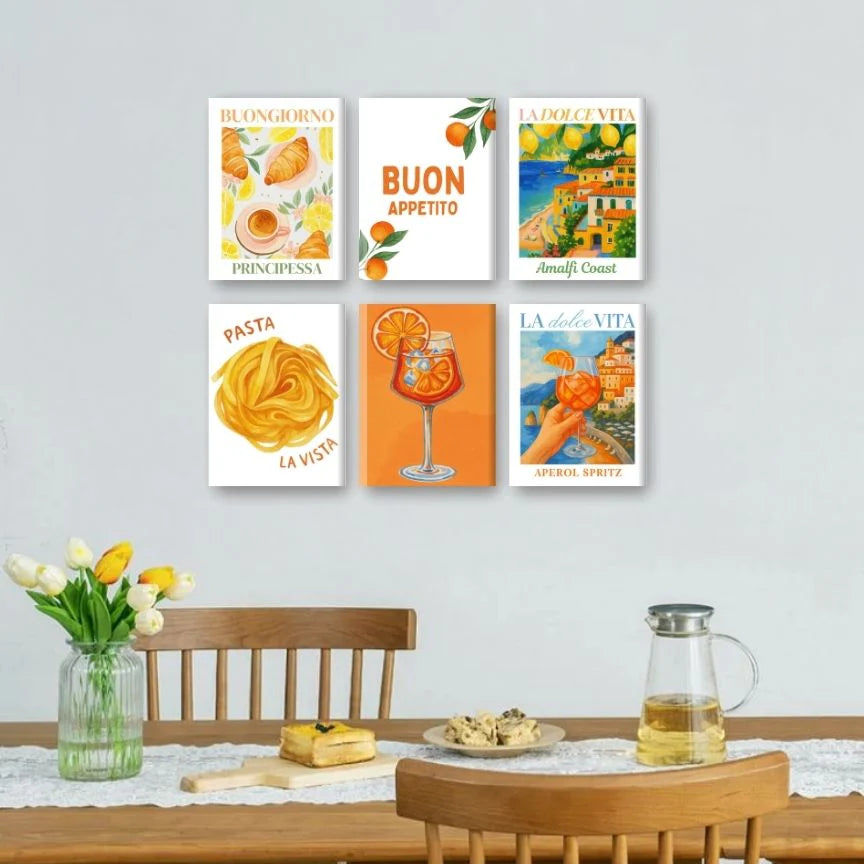 קיט מיני – מארז 6 ציורי בון אפטיטו איטלקי