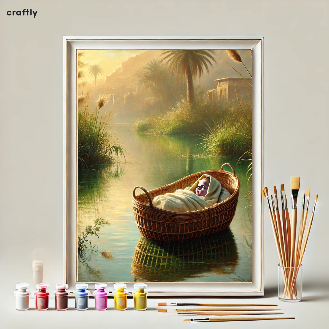 צביעה לפי מספרים - משה בתיבה