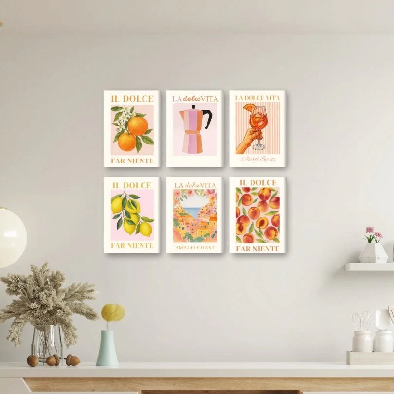 קיט מיני – מארז 6 ציורי דולצ'ה ויטה איטלקית
