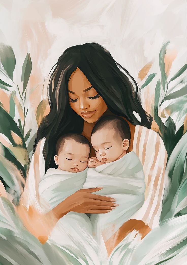 צביעה לפי מספרים - ציור של חיבוק אימהי מחמם לב