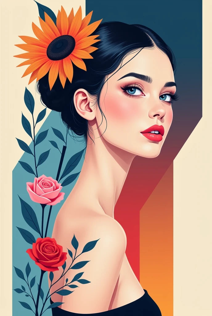 צביעה לפי מספרים - ציור מבט אביבי