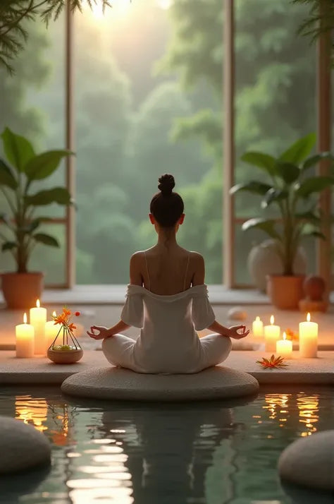 צביעה לפי מספרים – ציור מדיטציה עם נרות