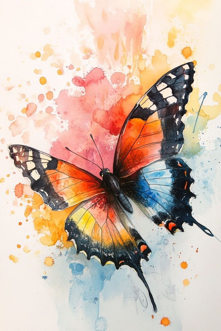 צביעה לפי מספרים - ציור פרפר מתוק