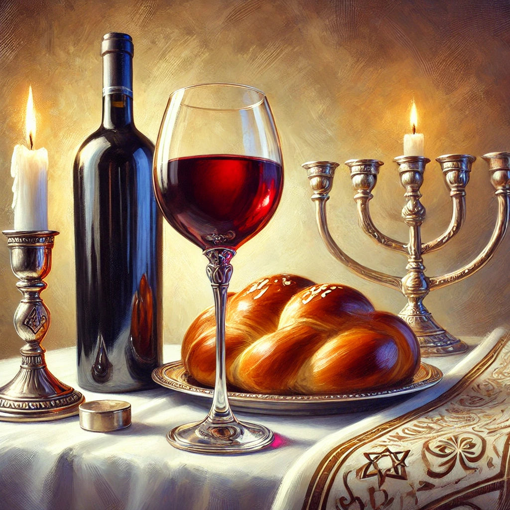 צביעה לפי מספרים - קידוש יום שישי