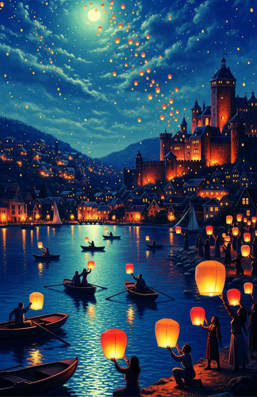 ציור יהלומים - פסטיבל הפנסים