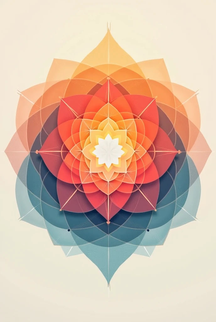 צביעה לפי מספרים - ציור אנרגיית לוטוס