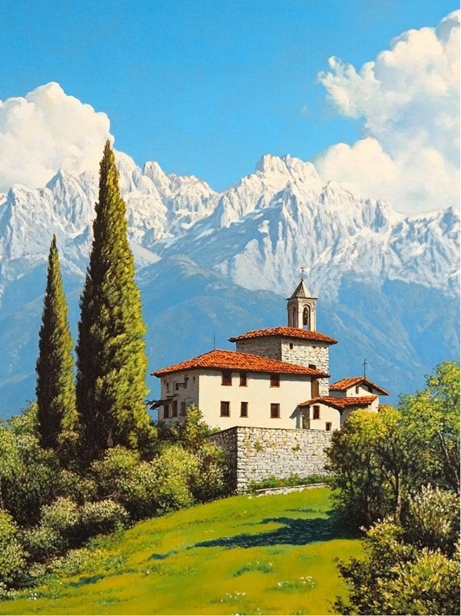 ציור יהלומים - בית בהרים