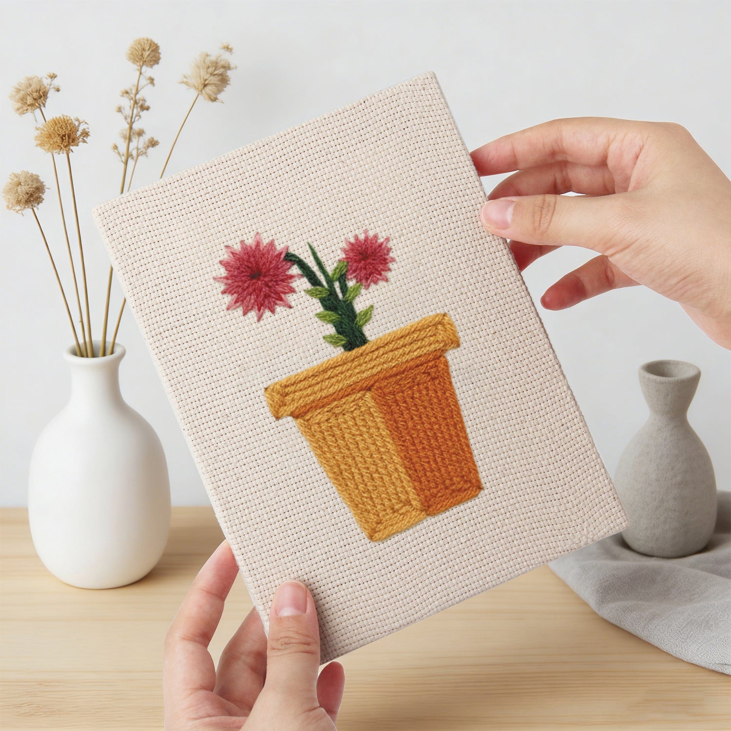 קיט רקמה DIY – פריחה עדינה