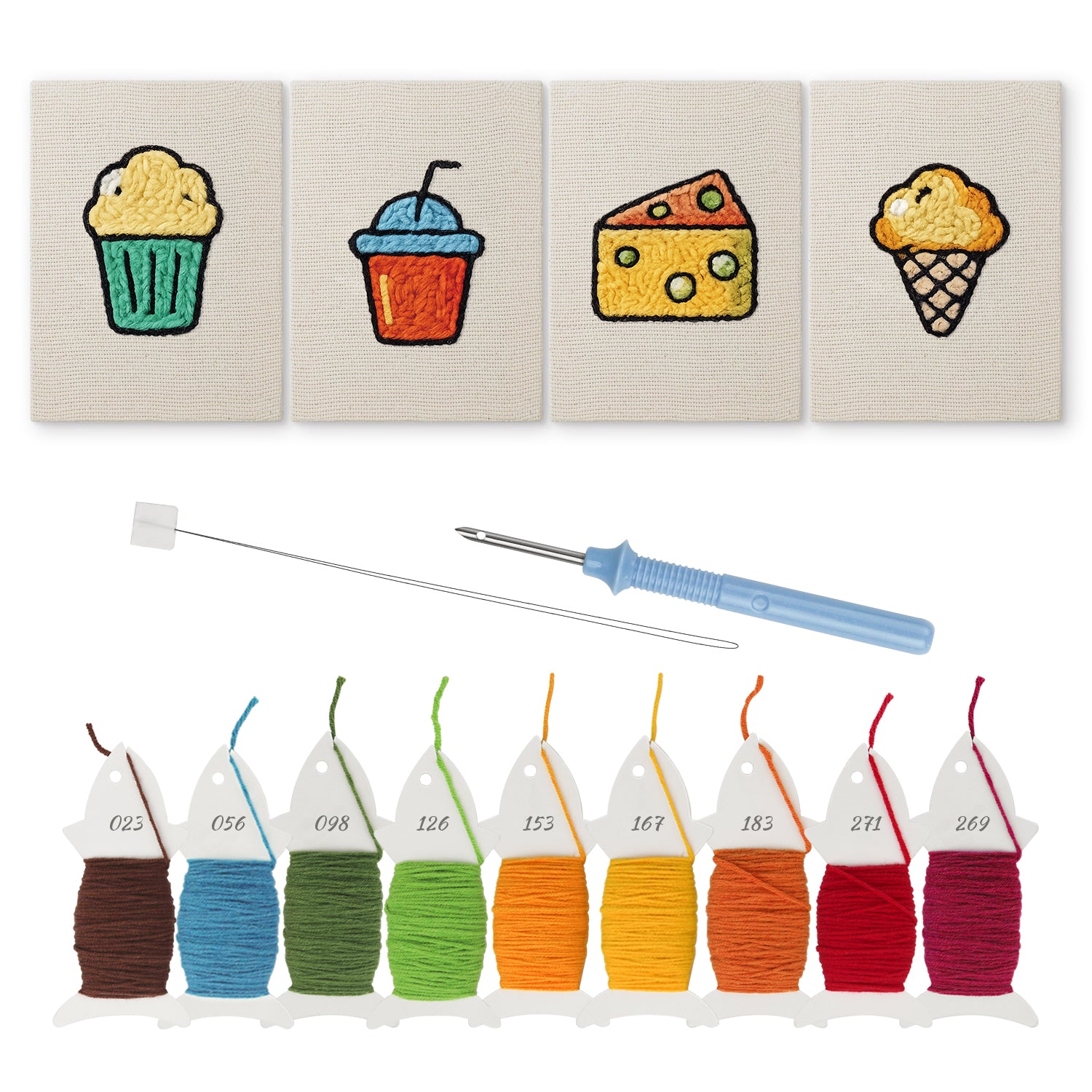 קיט רקמה DIY – מתוקים קטנים