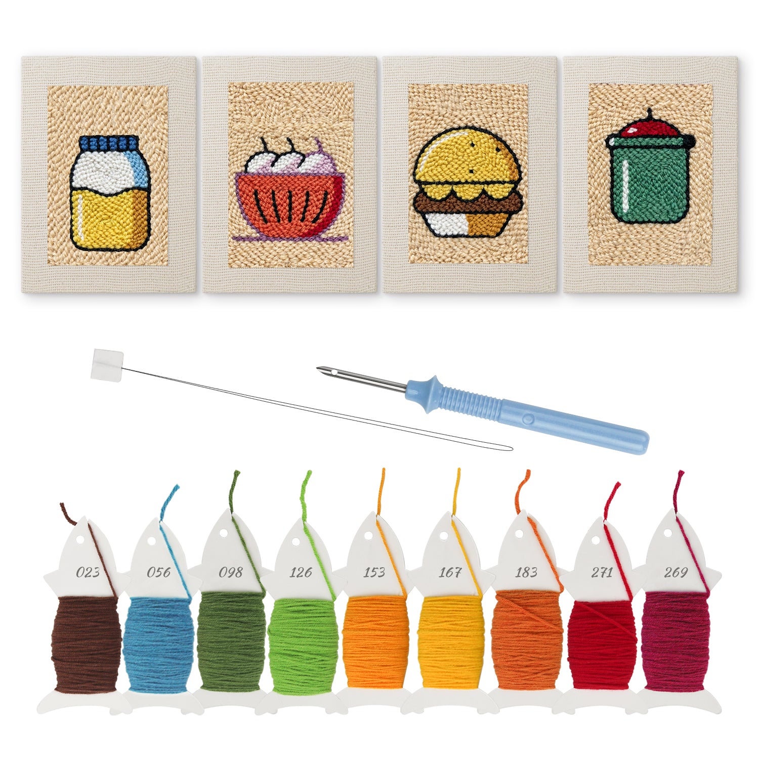 קיט רקמה DIY – אוכל חמוד