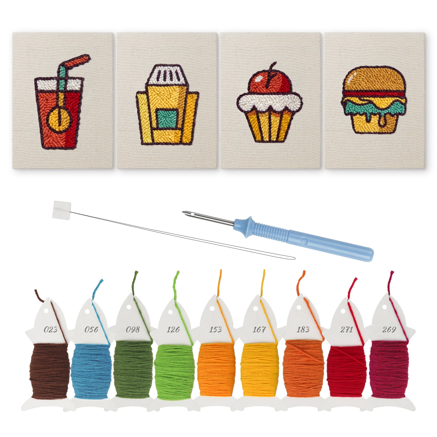 קיט רקמה DIY – מתוקים של שמחה