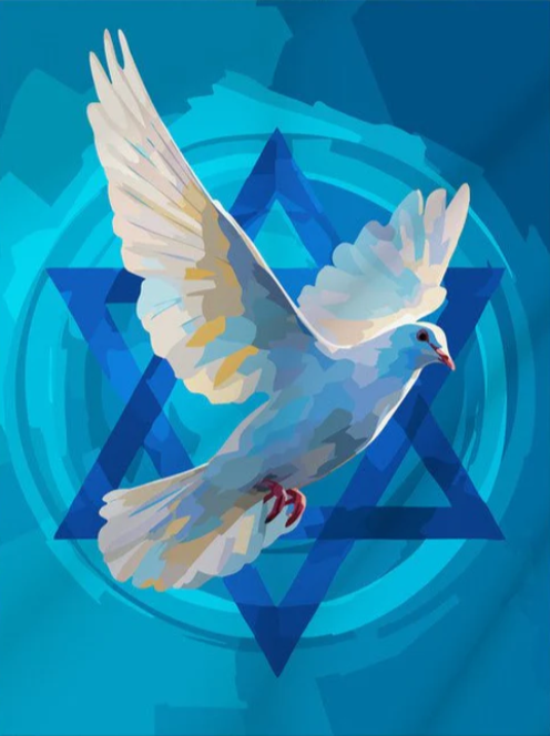 צביעה לפי מספרים – יונת שלום